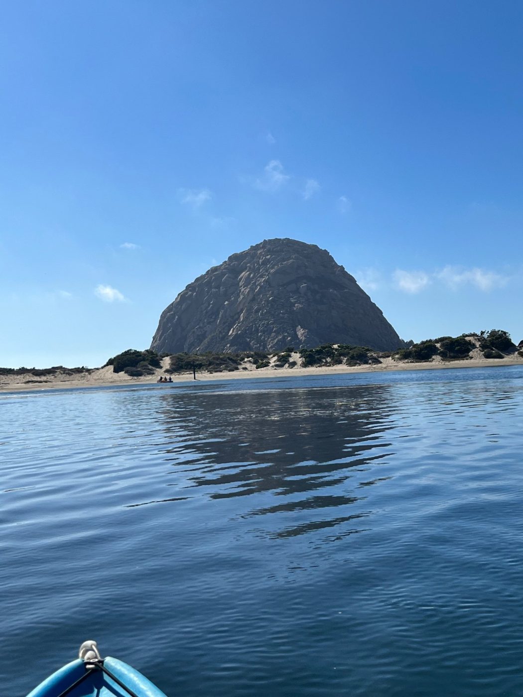 Morro Rock and calm coastline